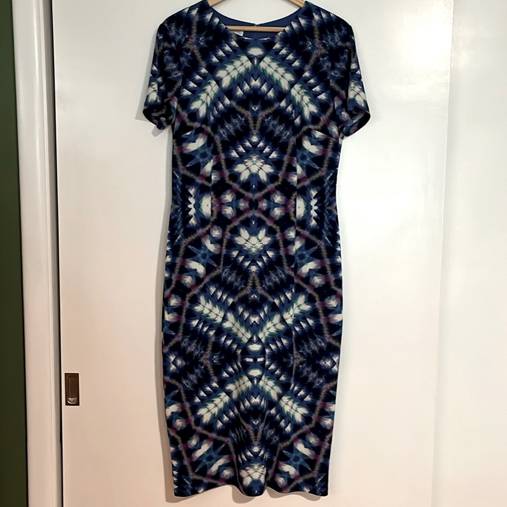 London Times midi, scuba cocktail dress size 12